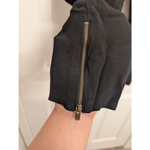 Stella McCartney Black Trousers Size 6 minimalist office work pants career wear - Picture 4 of 8